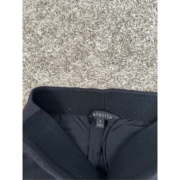 Athleta Mod Trekki Crop Ankle Slim Leg Pants Black Zippers Stretch Gorpcore 2 - Picture 4 of 11